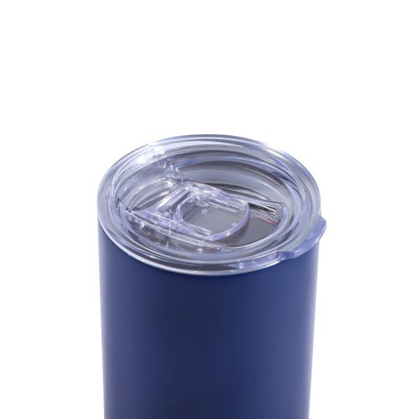 Prueba de fugas 480ML recta personalizada vacío aislado tumbler lavavajillas seguro de acero inoxidable taza de café con mango de corcho fondo de viaje taza de tamaño universal