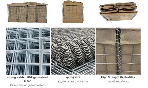 Explosion-proof cage High Strength Border Protective Defense barrier Defensive Wall sand filled welded wire mesh Gabion