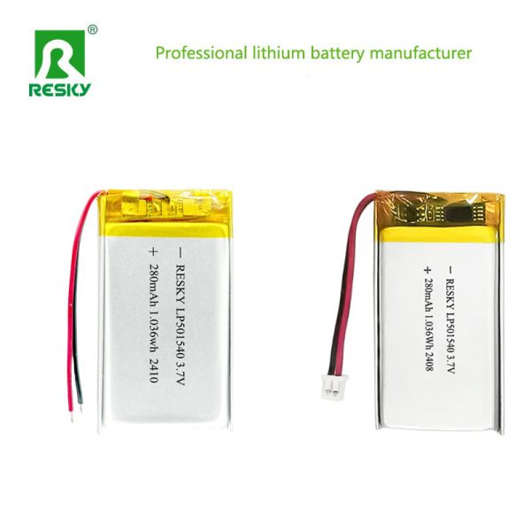 Rechargeable Lithium Polymer Battery 501540 3.7v 280mAh Recycling Power Lipo Battery Cells