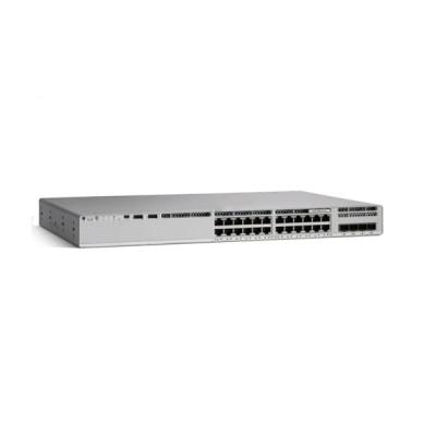 Interruptor de ligação ascendente PoE 4x1G de 24 portas C9200L-24P-4G-E série 9200 com LACP e estado de stock