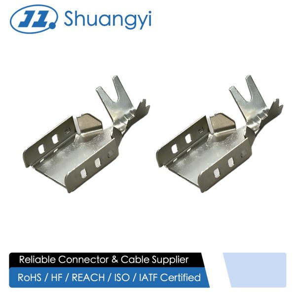 USB 2.0 AM Three-Piece Front Shell Connector | OD4.5 Cable Clamp | Pin Wire Electrical Terminal Connector for PCB & Cable Assembly