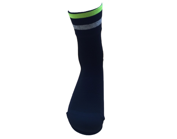 OEM Custom Reflective Cycling Team Socks Sports Compression Bicycle Socks