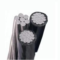 Cable à conducteur en aluminium LV ABC XLPE PE LDPE PVC isolé à l'air libre Duplex Triplex Quadruplex Service Drop Cable