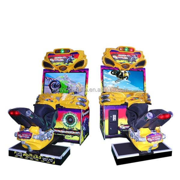 Indoor Coin Operated Motorcycle Racing Arcade Machine Game Simulator OEM
