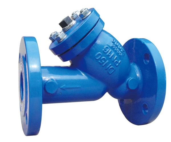 Industrial Flanged Y Strainer  DIN3202 F1 Stable Performance For Water  Oil