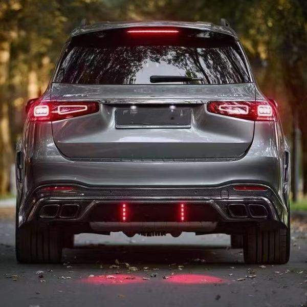X167 GLS450 Mercedes Benz Body Kit LD Style Carbon Fiber Lip Spoiler Hood