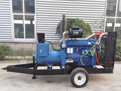 20 KW Mobile Diesel Generators 25 KVA 50 HZ 1500 RPM YUCHAI Engine