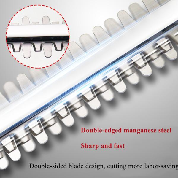 Литий батарейный электрический хребет триммер двойные лезвия перезаряжаемые для домашнего двора