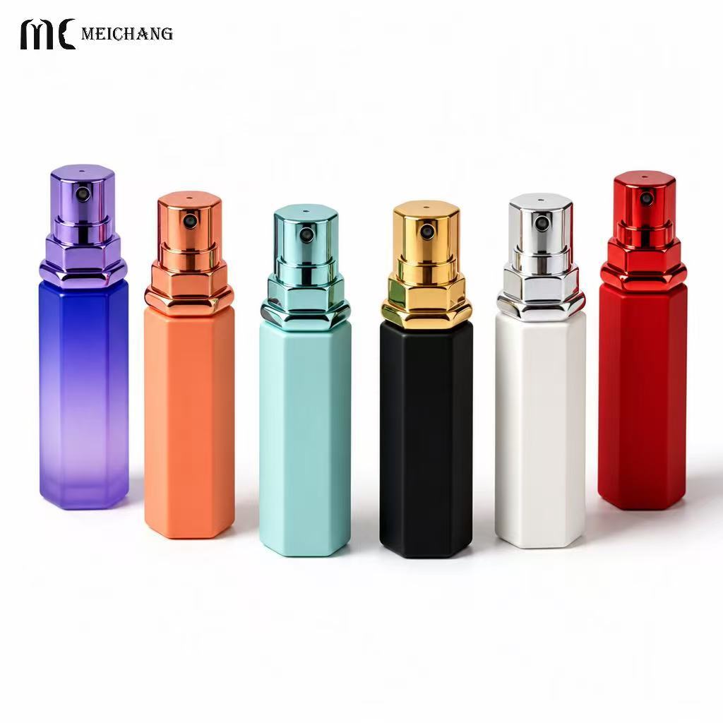 5ml Hexagon Perfume Atomizer,Custom Logo Refillable Mini Perfume Spray Bottle (MC-1207)