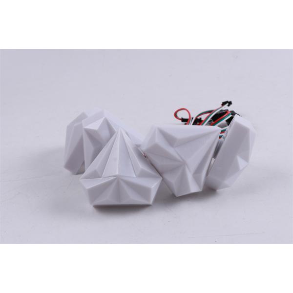 Triangular Mask Light DC12V 1W SMD5050 RGB 63mm LED Amusement Lamp