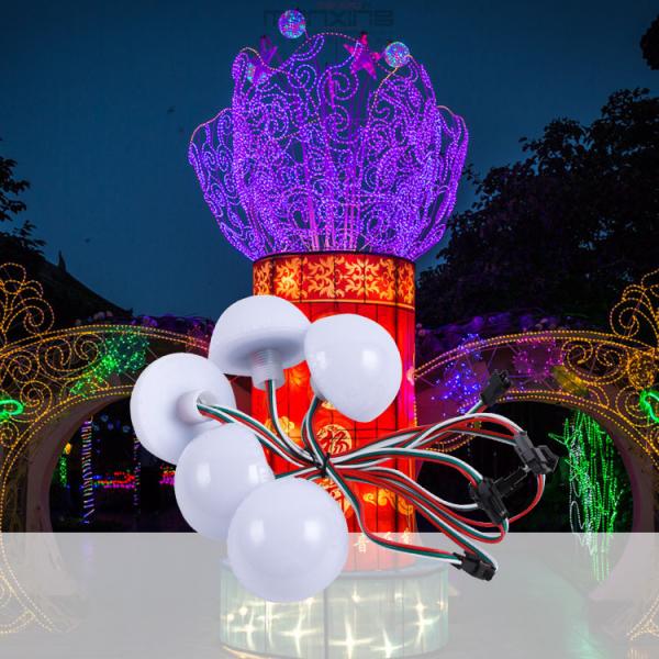 Lâmpadas de plástico de diversão LED Cabochon com voltagem de 12V e design colorido