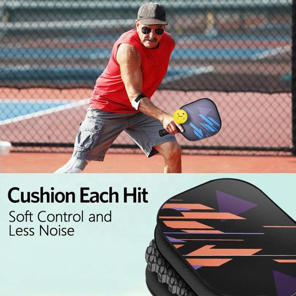 Lightweight Pickleball Practice Paddle 16mm Personalized Pickleball Racquet Set