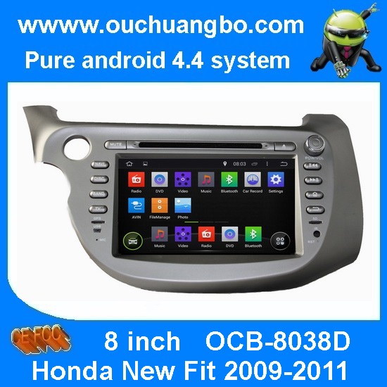Ouchuangbo Auto Stereo Video System for Honda New Fit 2009-2011 Android 4.4 DVD Multimedia Kit Radio OCB-8038D