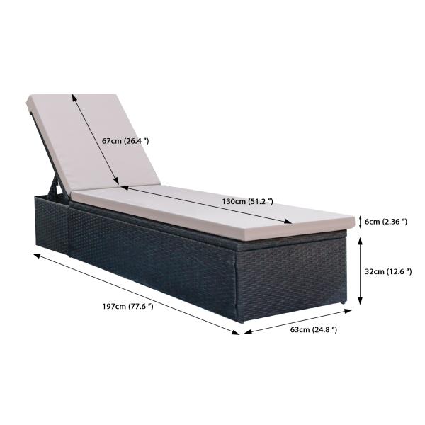 Outdoor Beach Swimming Pool Folding Lounge Chair Sunbed Plastic Customized Sun Modern Furniture Color Feature Weight Eco Origin