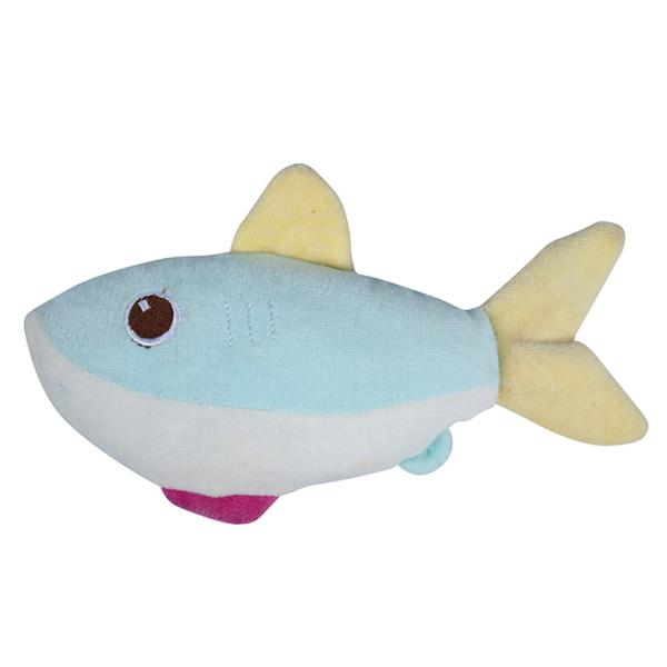 25G Colored Stuffed Fish Toy , Machine Washable Eco Friendly Baby Toys