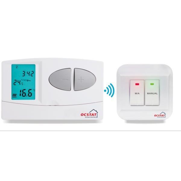 Wireless Digital Electric Heat Thermostat RF CE LVD ROHS Certification