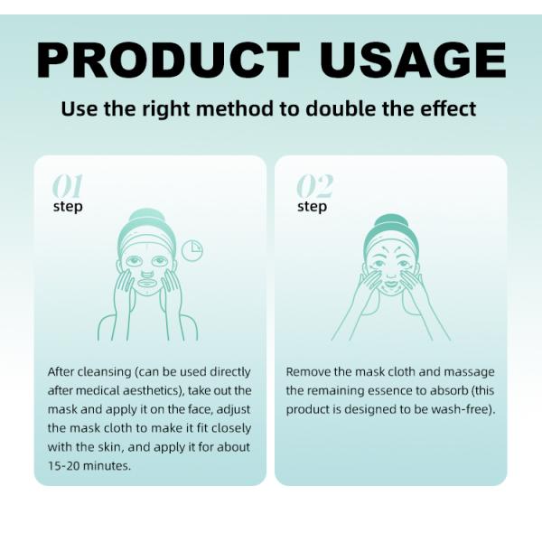 Cosmetics Private Label Collagen Facial Sheet Mask Moisturizing Pore Tightening Bio Collagen Face Mask