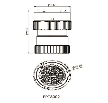 IP67 Aviation Electrical Multi Pin Male Female Connector TUV Approved