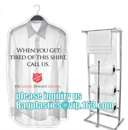 WIRE HANGER, DRY CLEANING GARMENT BAGS COVER, SANITARY LAUNDRY BAGS, HOTEL, LAUNDRY STORE, CLEANING SUPPLIES