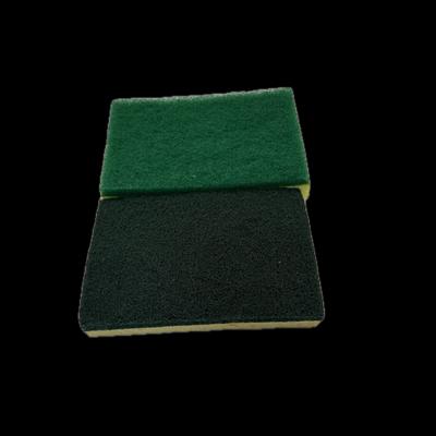 Dual-Sided Wood Pulp Kitchen Sponge - Eco-Friendly Scrubber