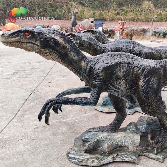 3 mètres ont adapté les dinosaures aux besoins du client Animatronic grandeur nature robotiques pour le parc d'attractions