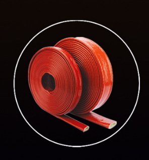 Рукав огня, высокий рукав стеклоткани силикона Теньпературе