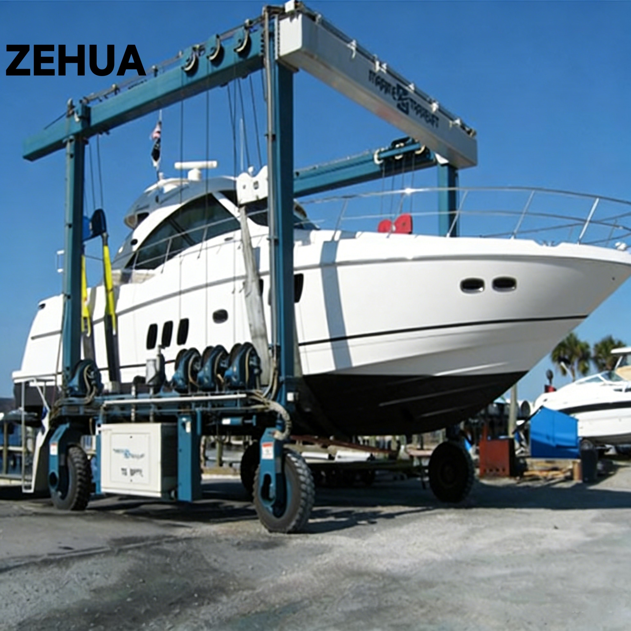 Hydraulic Floating Boat Lift 10 Ton Yacht Hoist for Marina Dock 100t 150t 200t 300t 100 t 150 t 200 t 300 t