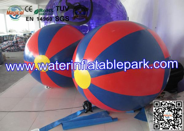 Outdoor Colorful Inflatable Water Ball , 1.5m / 2m Inflatable Water Rolling Ball