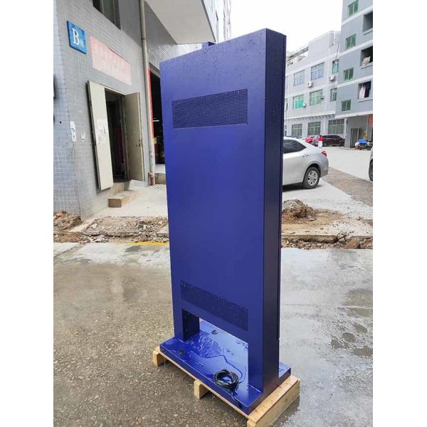 43-inch high-definition, high-brightness outdoor lcd signage machine with hollow design
