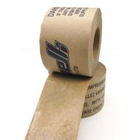 Fita gomada impermeável do papel de embalagem, Pressão - linha sensível da fibra da fita de Kraft