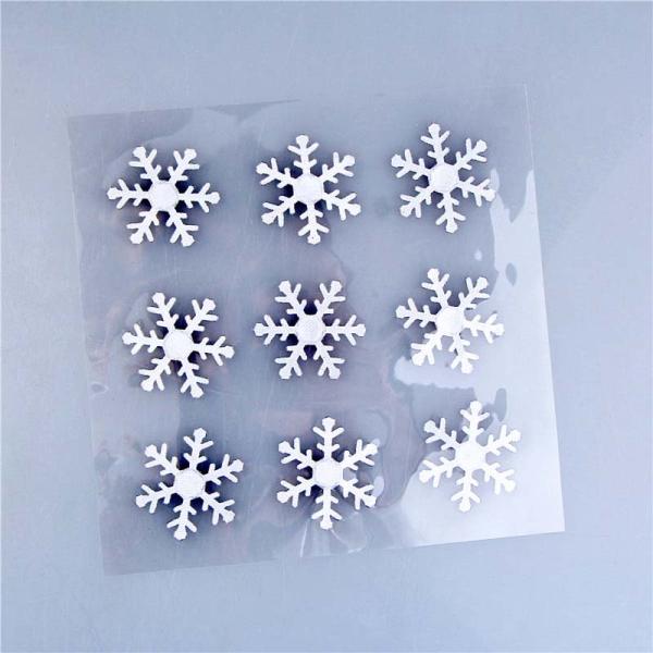 Kids DIY Christmas Party Crafts Ultrasonic Embossing SnowFlakes Applique Crafts