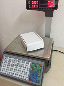 Barcode lable scale/TP-16L/LED/four screen/double display