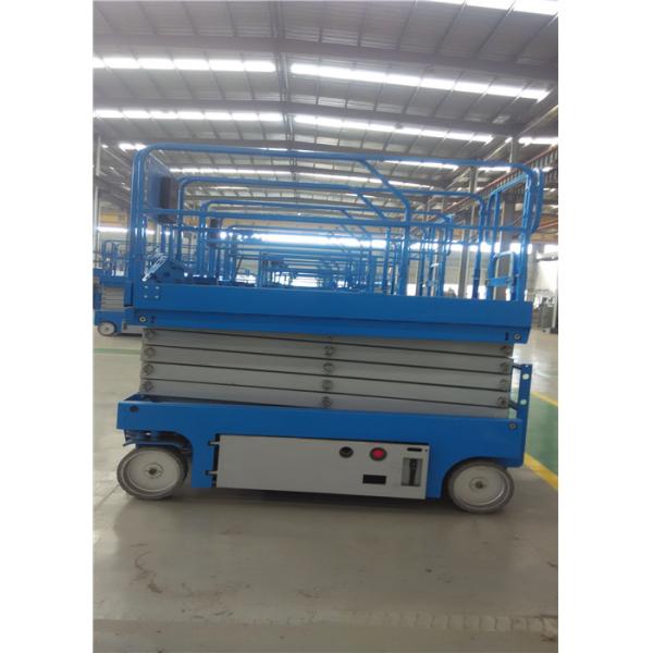 Smooth Deceleration Motorized Scissor Lift Multiple Disc Brakes 270mm*830mm Table