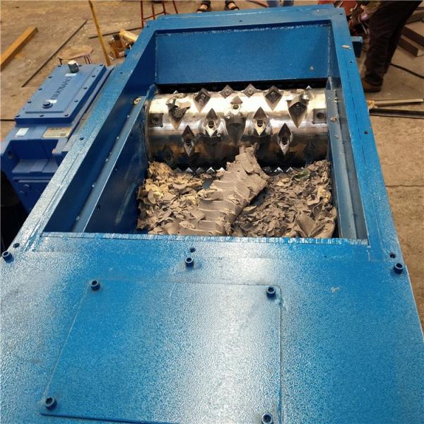 Waste Textile Hard Plastic Woven Bag Wood Rubber Shredder Single Shaft for Processing