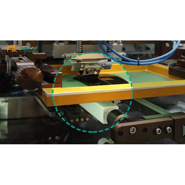 Auto Servo Control 50Hz Square Plastic Bottle Screen Printing Machine