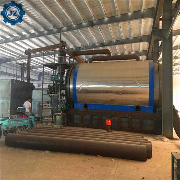10TPD,12TPD,15TPD Scrap Tyre Rubber Pyrolysis Production Line For Fuel Oil