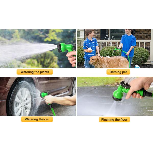 Garden Hose Reel Type Water Hose 25-250FT Expandable Magic Watering with High Pressure