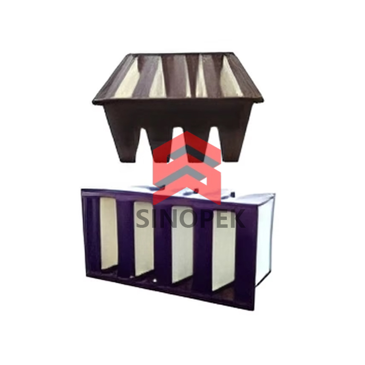 V-Shaped High-Volume Air Filter | V-Bank HEPA | Cleanroom Grade