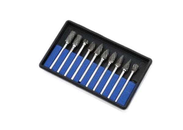 Single Cut Teeth 6mm Carbide Burr / Rough Grinding Non Ferrous Carbide Burr Set