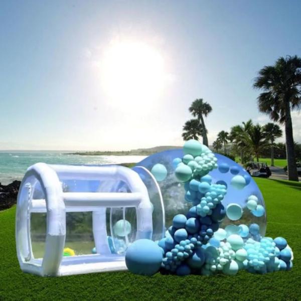 Max Capacity of 100kg Inflatable Waterproof Air Bubble Clear Dome Camping Tent House