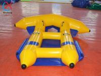 Fábrica inflável peixe voador Jogos aquáticos Barco inflável Banana água Sled duplo