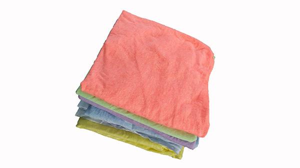 Factory Price Light Color Mixed Printed T Shirt Rags Cotton High Quality Shop Wiping Rags used cotton wiper rags