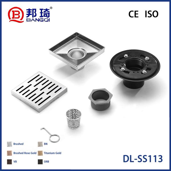 BQ-113 American Stainless Steel Floor Drain
