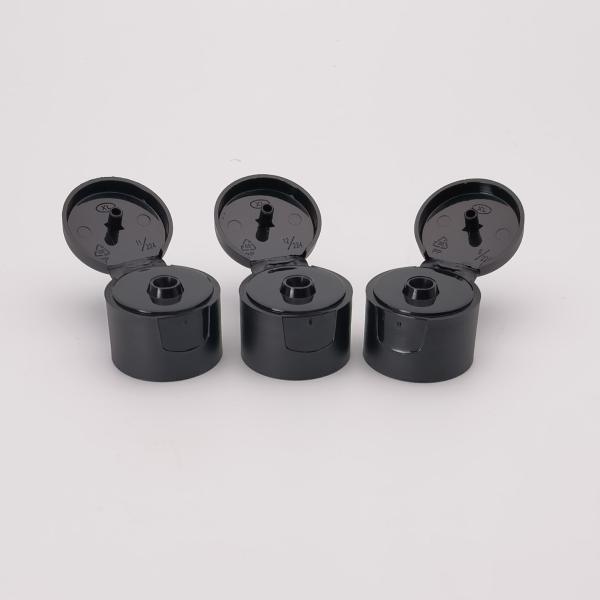 Black 20/410 Plastic Flip Top Cap For Hand Washing Bottle