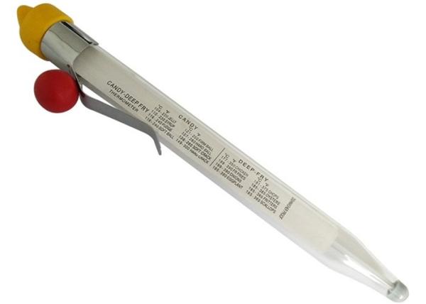 Food Grade Instant Read Thermometer , Heat Resistance Glass Candy Thermometer