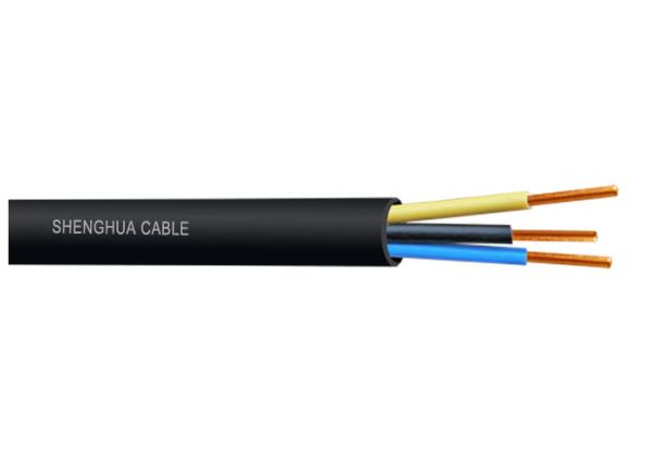 Distribuidores H05VV-F 3x2.5mm2,3x1.5mm2 de Líbia do fio 300/500V ou 450/750V de CU/PVC, 3x4mm2 material de cobre, cor branca