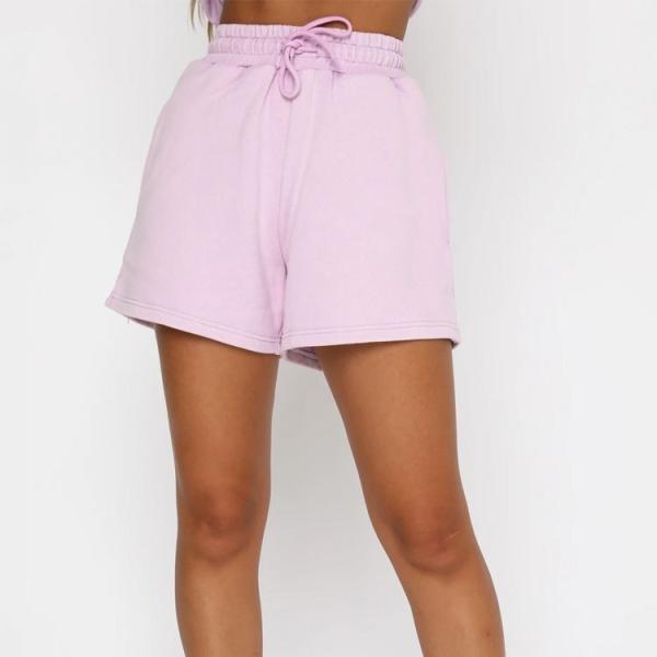 Cotton Women'S High Waisted Gym Shorts Anti Static Running Sports Shorts