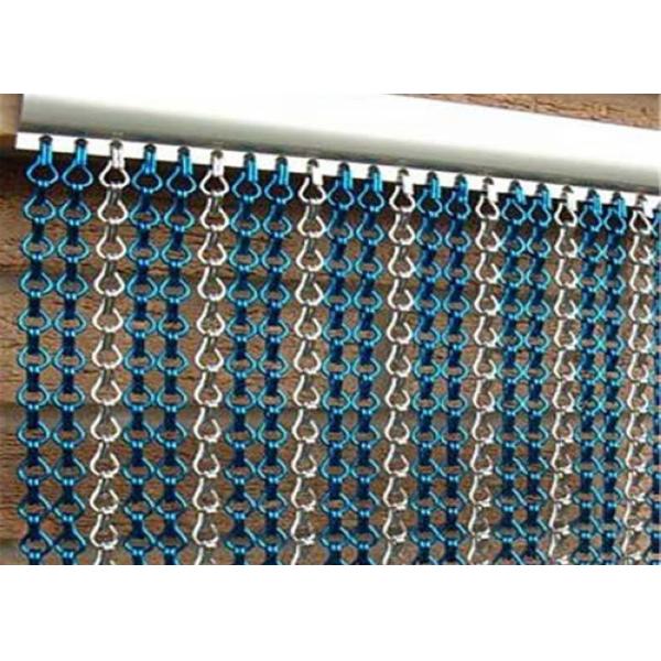 アルミニウム飛行昆虫の虫のチェーン・リンクのドア スクリーン100x200cm