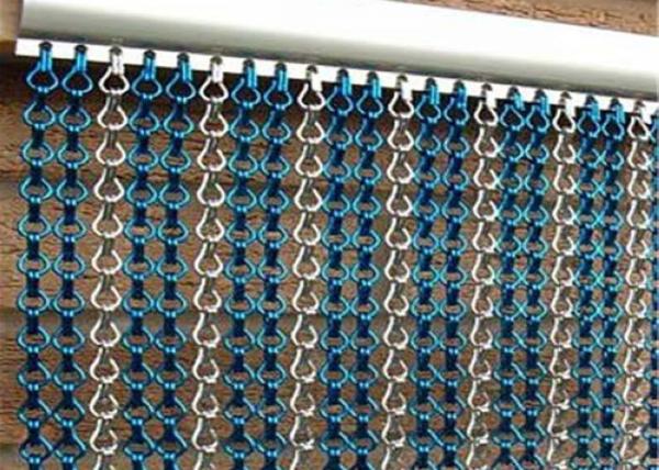 Screens 36X84 Chain Link Door Curtain Decorative Exhibition Hall