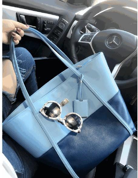 Star with handbags summer hit color shoulder bag handbag shopping bag,